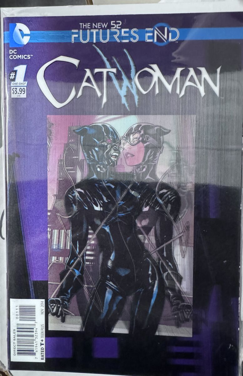 Catwoman #1 Futures End 3D Lenticular Cover New 52 VF-NM+