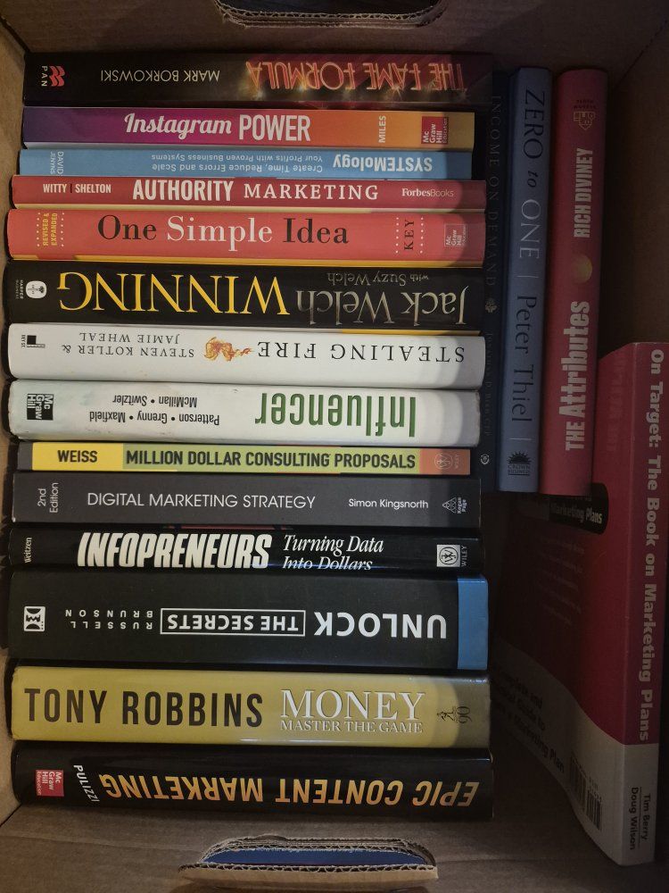 Business & Marketing Book Lot