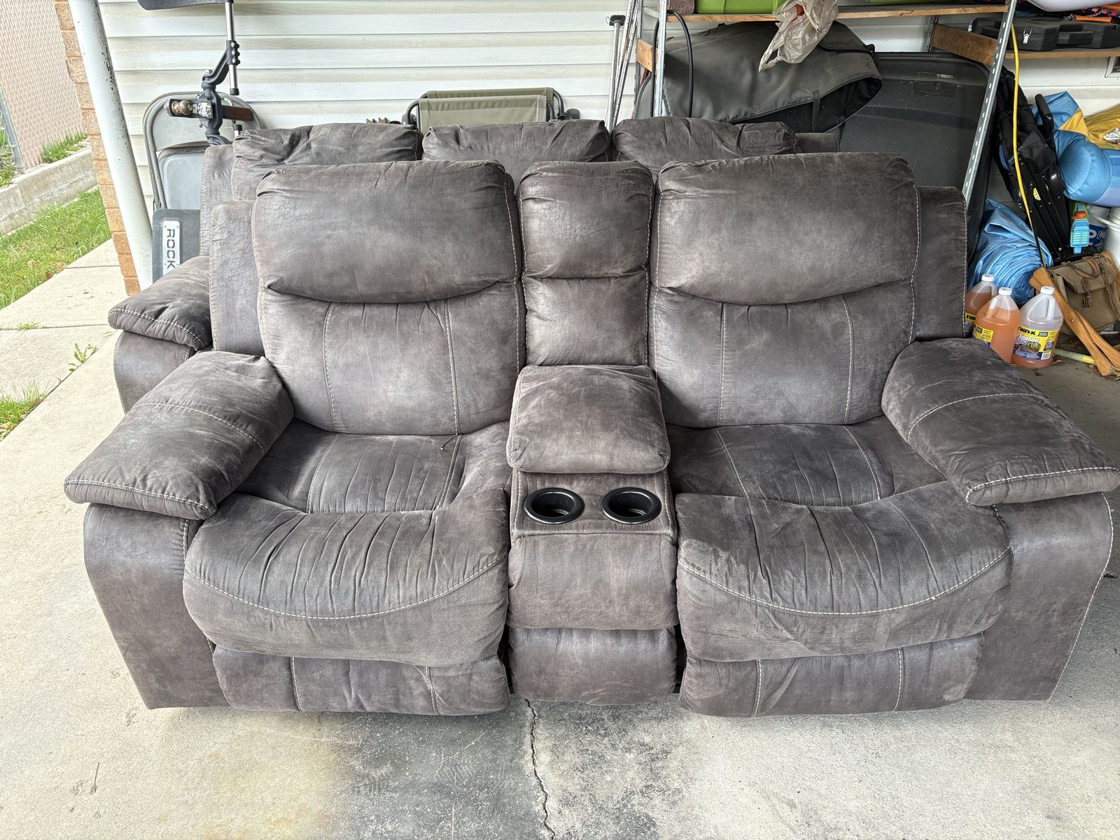 Recling Sofa And Loveseat