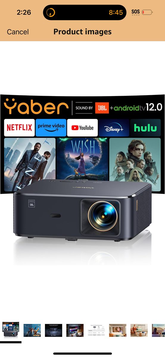 Yaber K2s Smart projector