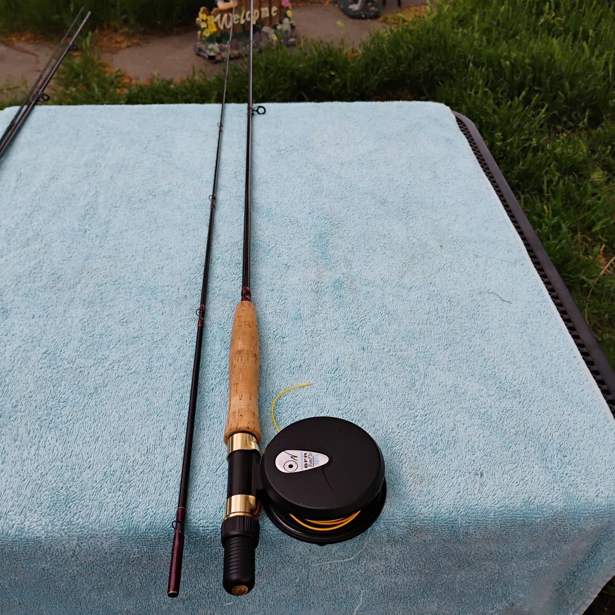 Cortland Fair Play 8'6" Fly Rod W/ BFR Rim Fly Ree