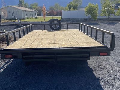 Tandem(2) axle trailer for UTV-side by side / equipment/ hauling material etc. Just listed