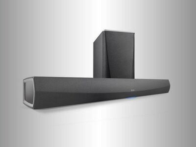 $799 Denon DHT-S517 TV Sound Bar with Subwoofer, 3D Surround Sound, Dolby Atmos