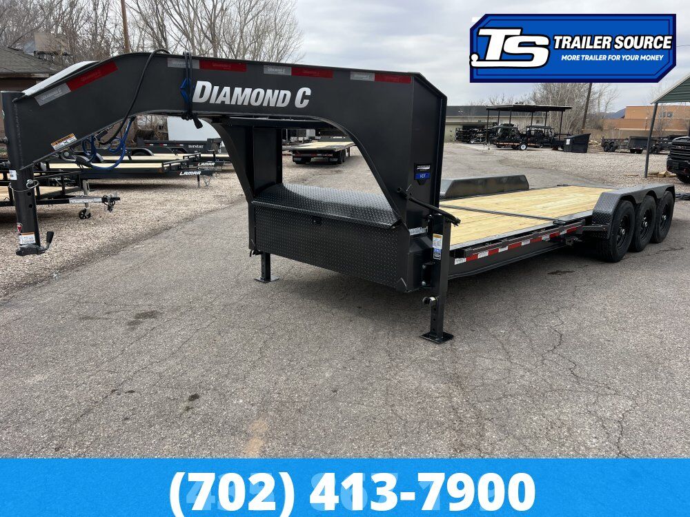 7x26 Diamond C HDT-GN 307 Gooseneck Tilt Trailer -  24K GVWR -