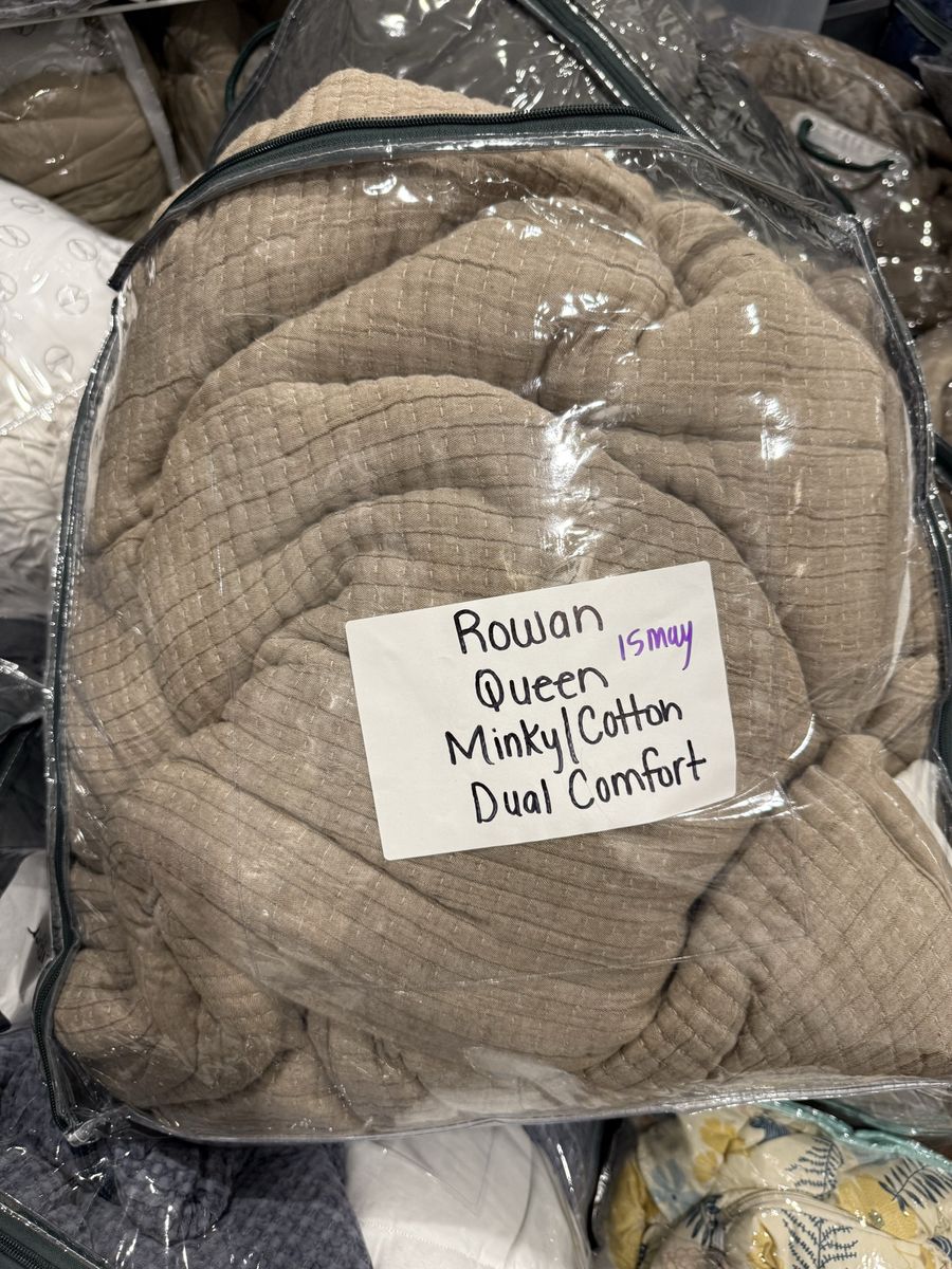 Beddys QUEEN Rowan minky and cotton ZIPBASE DUAL COMFORT