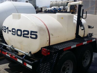 500 Gallon Water Trailer