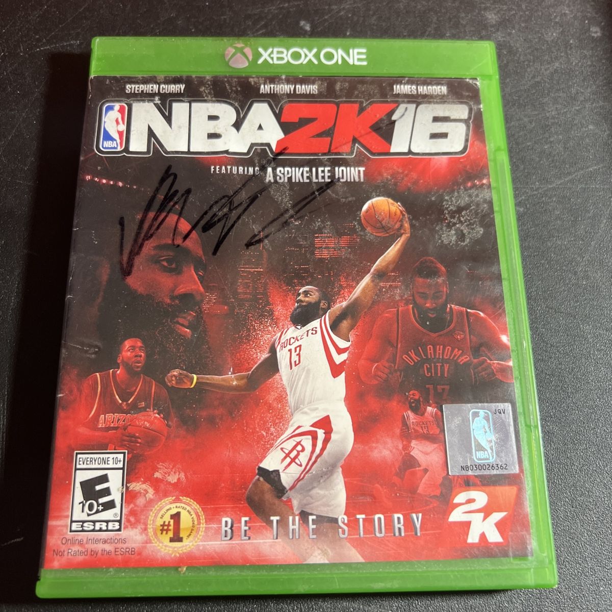 NBA 2K16 - Xbox One - James Harden Autographed - Sports Basketball Video Game