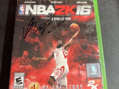 NBA 2K16 - Xbox One - James Harden Autographed - Sports Basketball Video Game