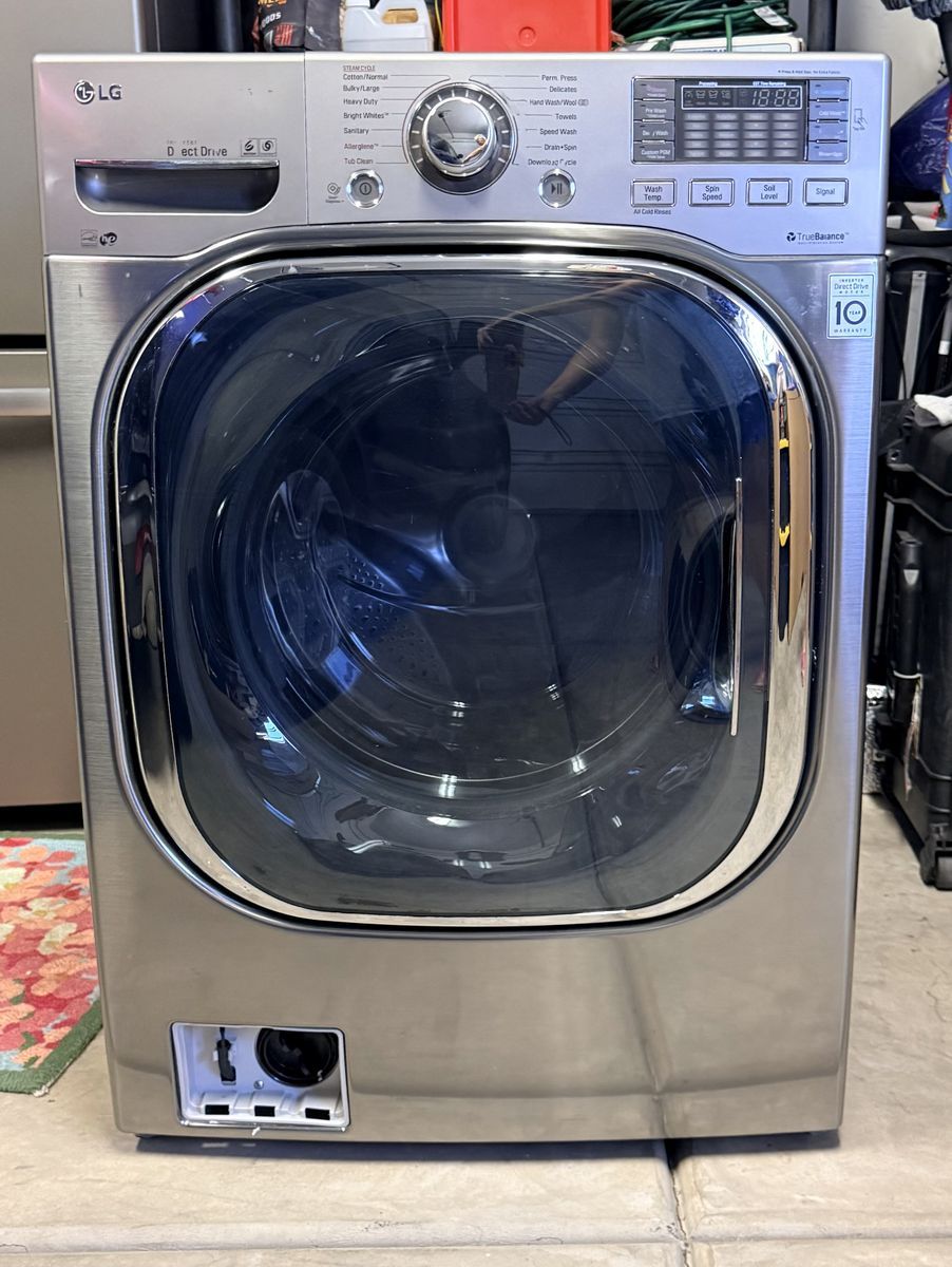 LG Front Load Washer &  Dryer Set - Stainless Steel