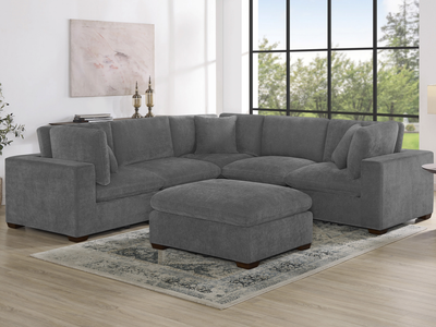 BACK TO SCHOOL MODULAR DEAL – THOMASVILLE LOWELL DARK GRAY 6-PIECE SECTIONAL