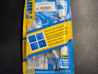 Rain-X Windshield Repair Kit Brand New Damaged Box
