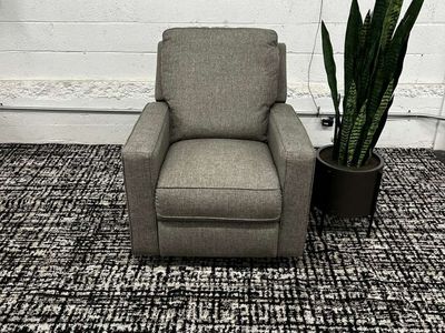 COSTCO TRUE INNOVATIONS MAINE FABRIC SWIVEL GLIDER RECLINER!!