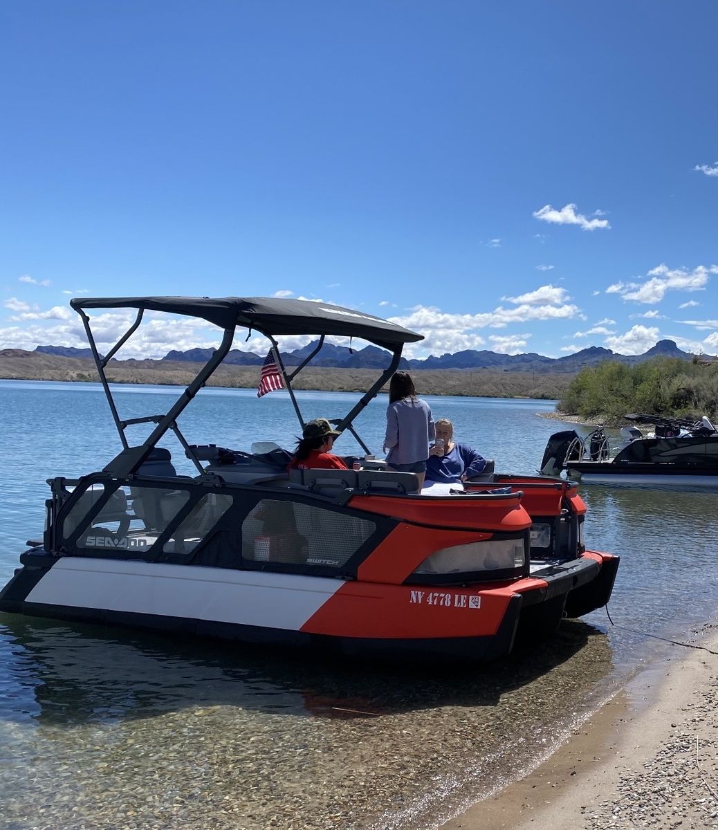 2023 Sea-Doo Switch Cruise 18’ Pontoon Boat - 130HP Rotax Engine, Low Hours