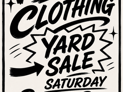 Vintage yard sale! Don’t miss out!