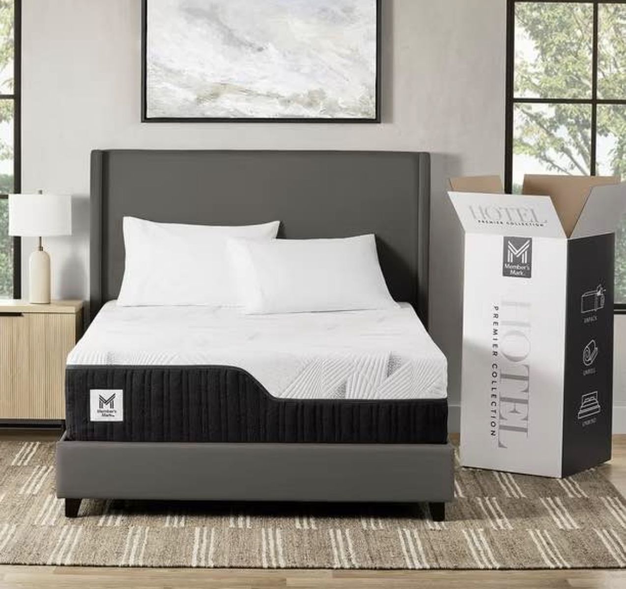 Twin Member's Mark Hotel Premier 14" Hybrid Mattress-Medium (retail $400)