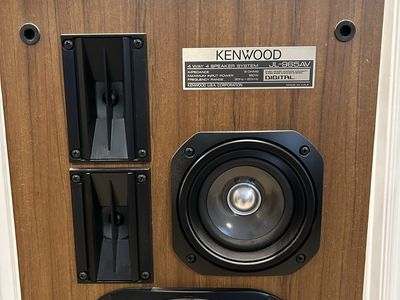 Kenwood JL-965AV 4-Way Speaker System - Vintage Home Audio, Powerful Sound