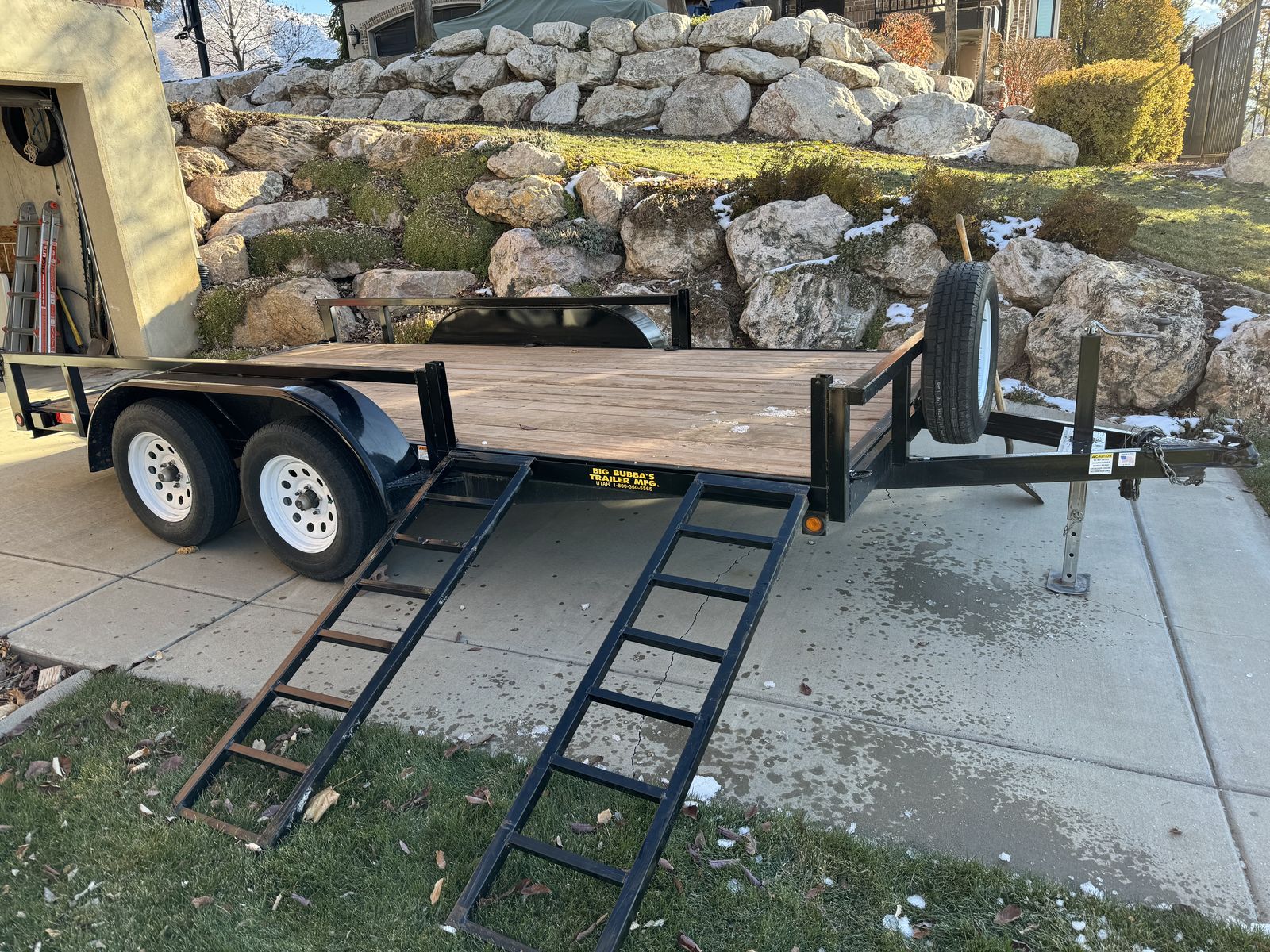 7 X 14 Dual Axle Trailer with Brakes