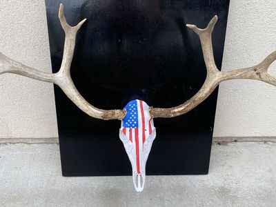 Deer Skull Shed Mount (3d Printed)
