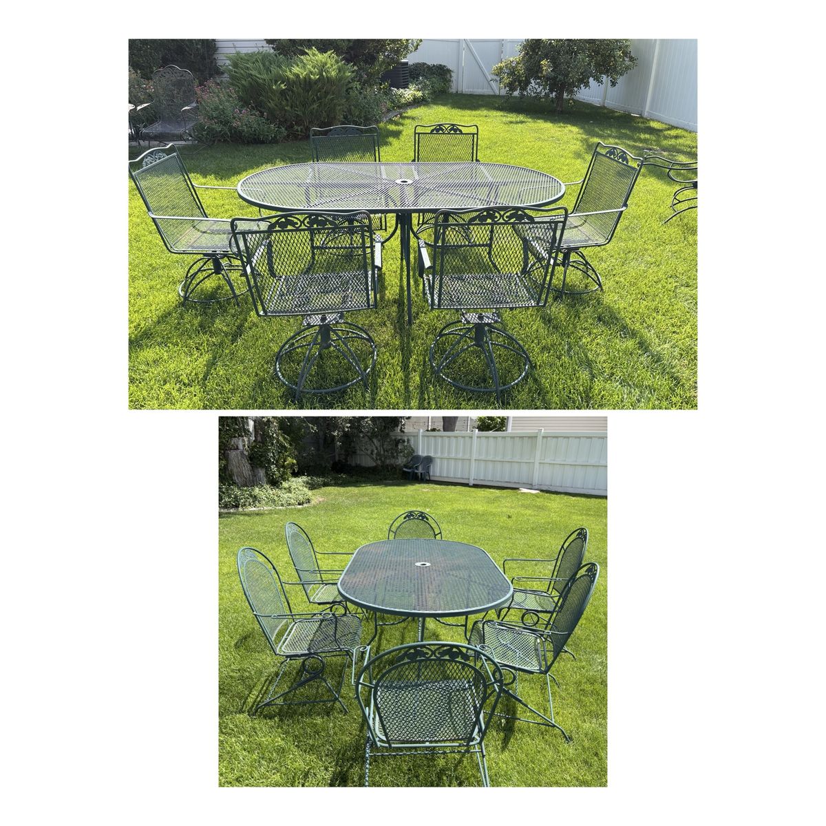 Vintage Woodard Patio Sets See Description