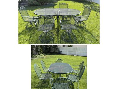 Vintage Woodard Patio Sets See Description
