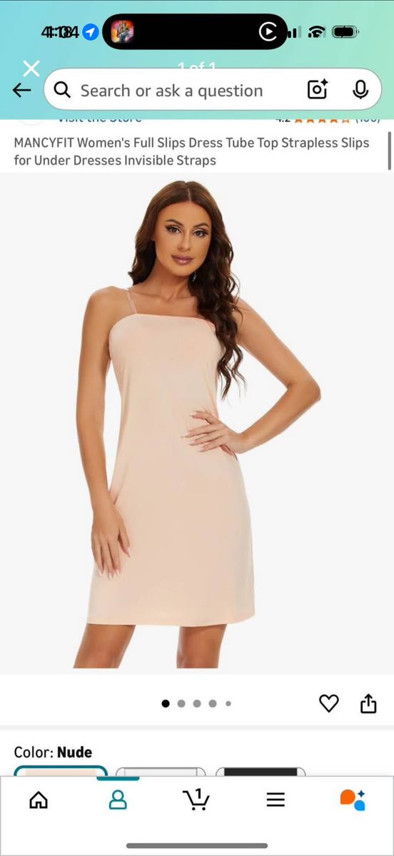 Strapless Dress