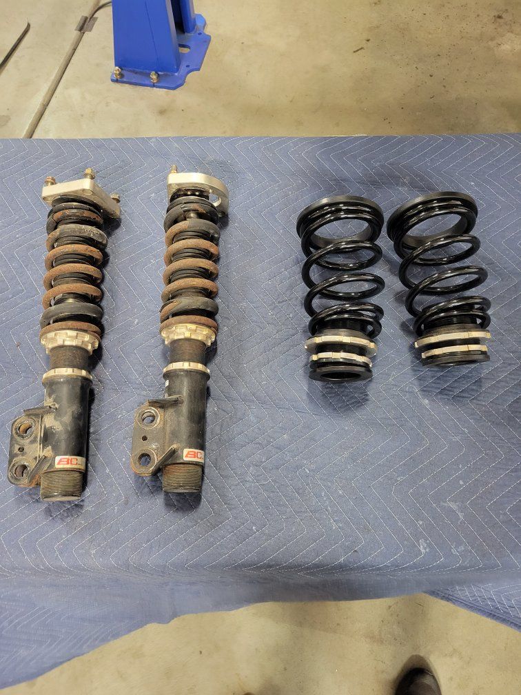 BC Racing BR Type Coilovers for Ford Mustang 94-04 Suspension Kit Used