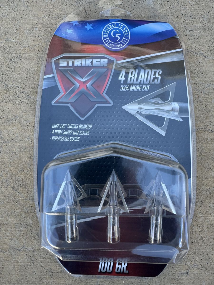 G5 striker 4 blade broadheads