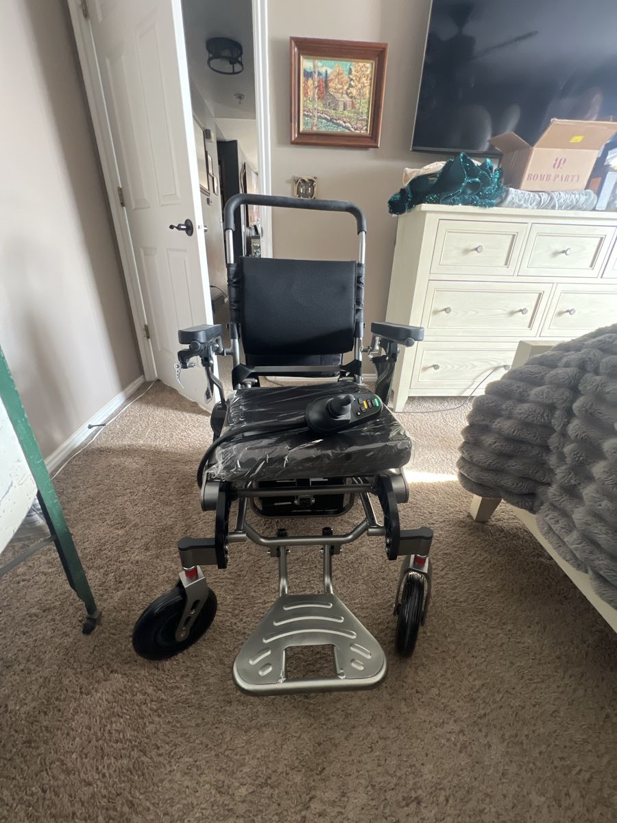 Electric Wheelchair - Lightweight & Foldable Power Chair