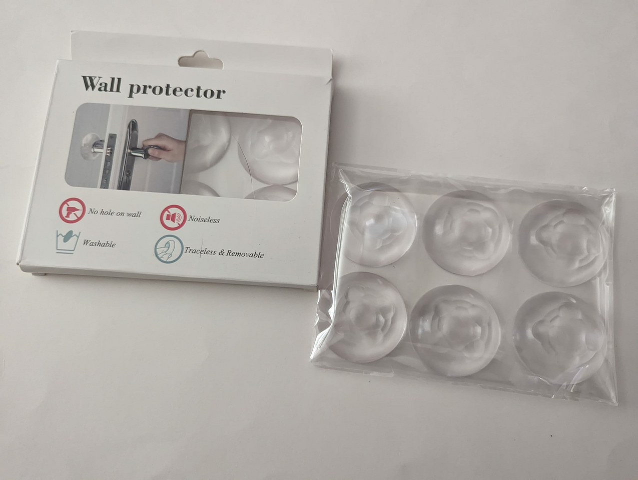 2" Clear Door Stoppers