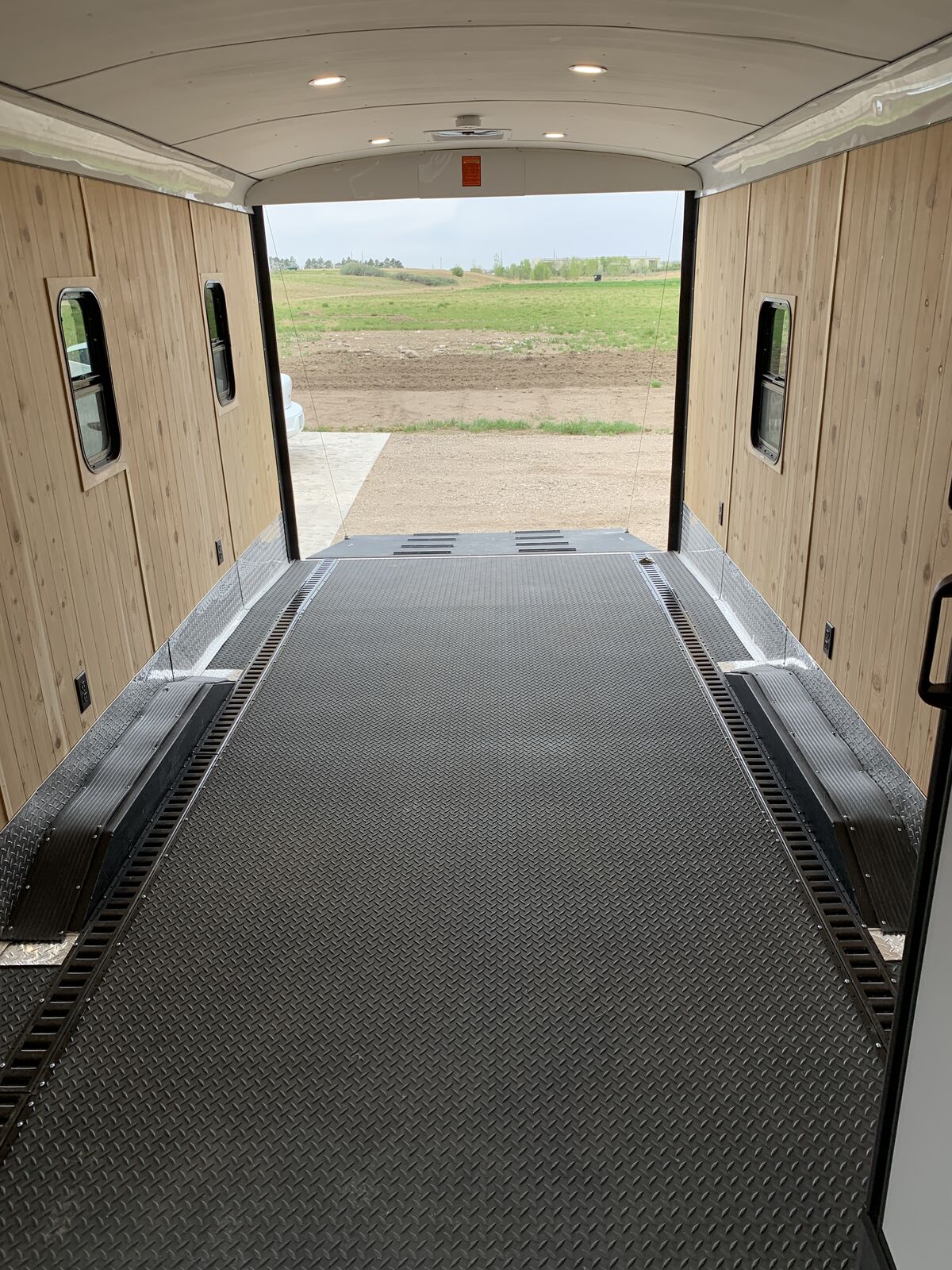 Custom Enclosed Trailer Toy Hauler Kitchen Bath