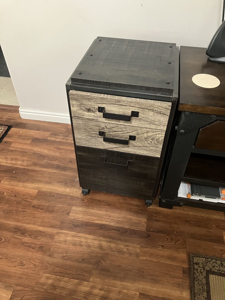 Filing cabinet, beautiful wood, great price!