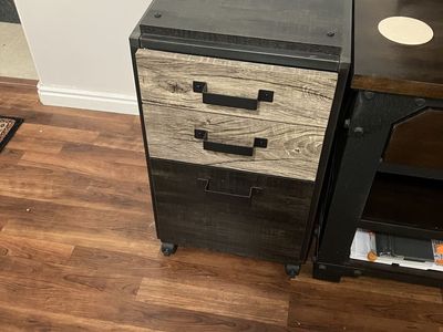 Filing cabinet, beautiful wood, great price!