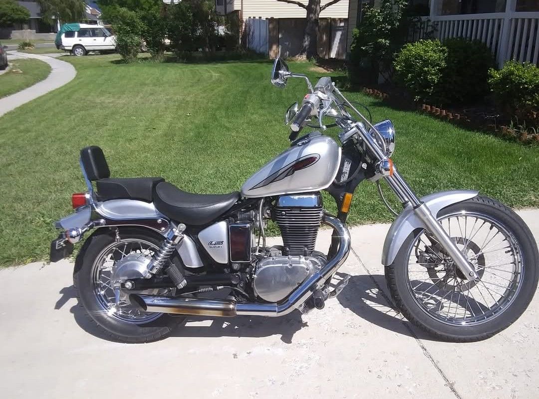 Suzuki LS650 Savage Cruiser Motorcycle Silver