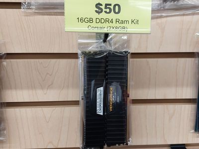 Corsair Vengeance 16GB (2x8GB) RAM DDR4 3200MHz CMK16GX4M2B3200C16