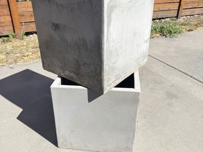 Modern Concrete Planter Boxes