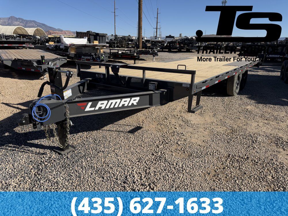 8.5x20 Lamar F8 Deckover Equipment Trailer -  14K GVWR -
