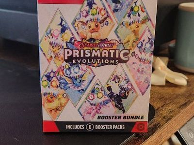 Pokemon TCG Scarlet & Violet Prismatic Evolutions Booster Bundle - 6 Packs
