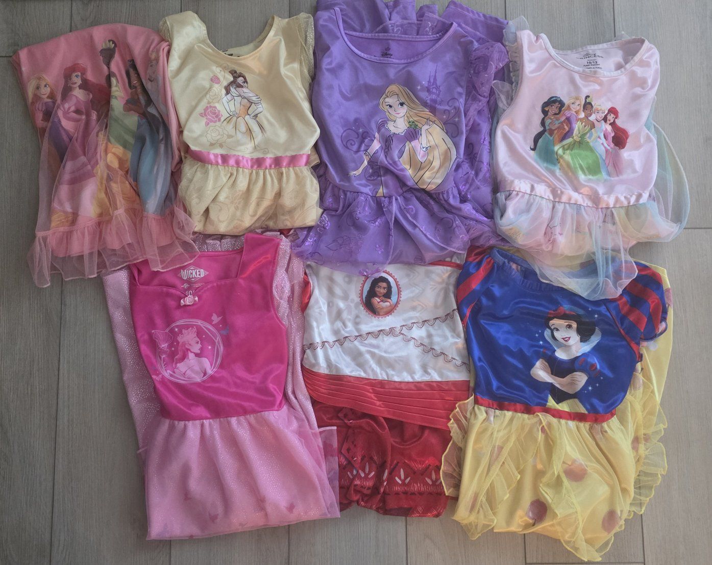 7 Pairs of Disney Princess Pajamas