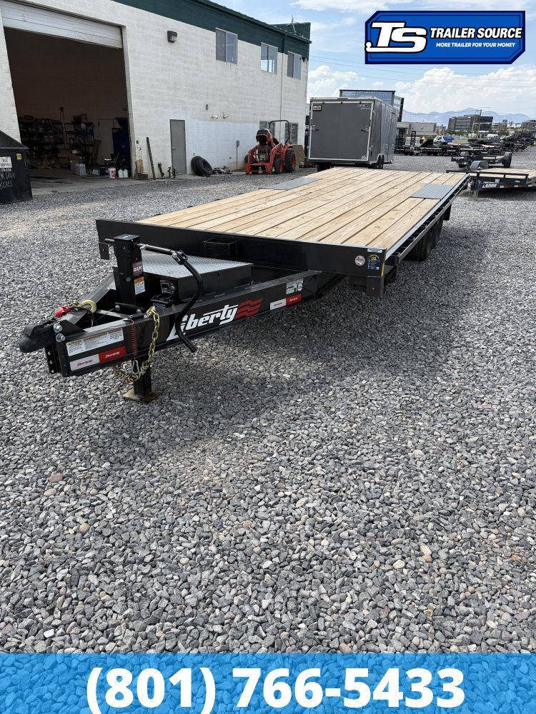 8.5x22 Liberty LOA Deckover Equipment Trailer - 15.4K GVWR -