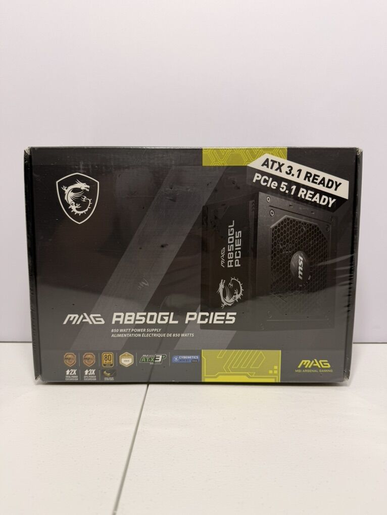 MSI MAG A850GL PCIE5 850W Power Supply