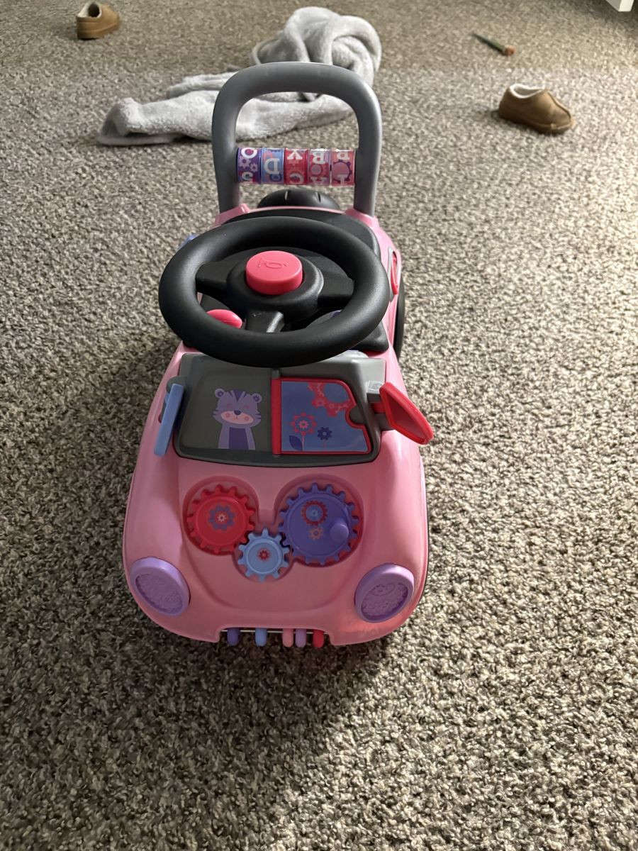 Radio Flyer Pink Wagon Ride-On Push Car Toddler Toy