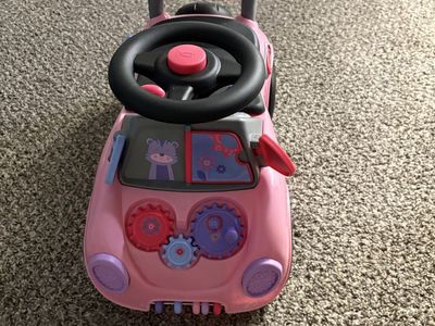 Radio Flyer Pink Wagon Ride-On Push Car Toddler Toy