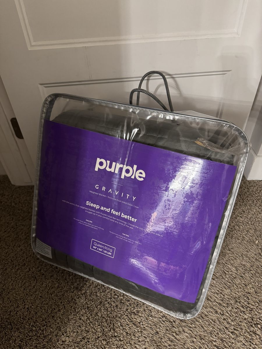 Purple mattress gravity blanket queen/king