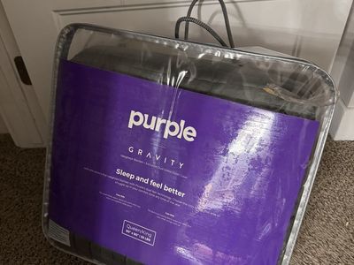 Purple mattress gravity blanket queen/king