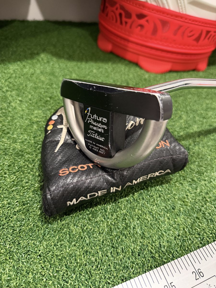 2007 Scotty Cameron Futura Phantom Mallet 35" Putter W/OEM Head Cover & Grip Good