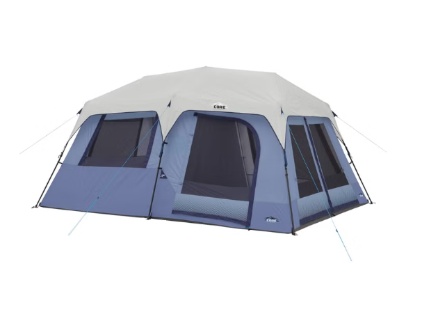 CORE 10 Person Instant Cabin Tent - Camping Hunting Off Roading Outdoors