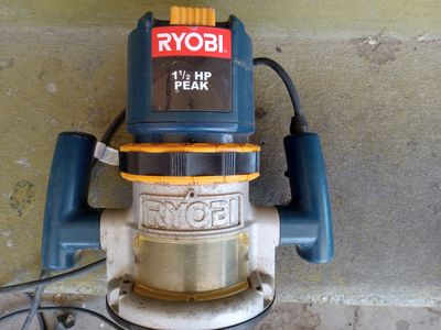 Ryobi 1 1/2 hp router $50