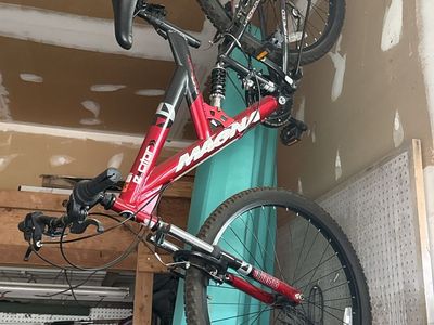 Magna Excitor 21-Speed Dual Suspension Mountain Bike - Red/Black