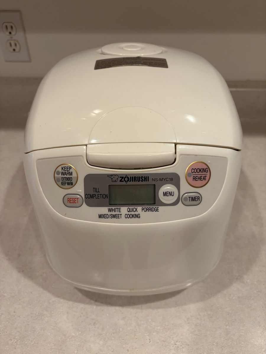 Zojirushi NS-MYC18 Rice Cooker White