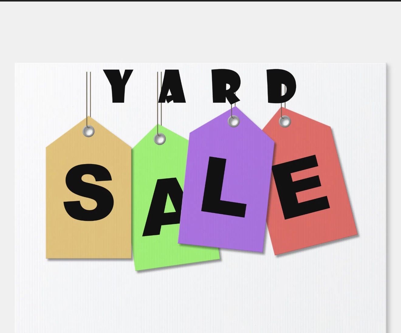 Multifamily Yard sale